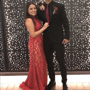 Red prom dress